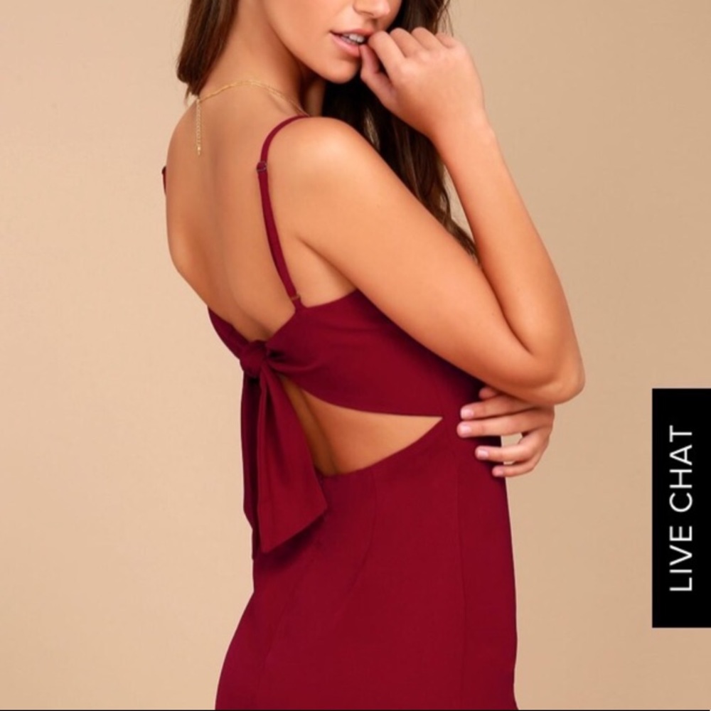 Lulus Burgundy Dress